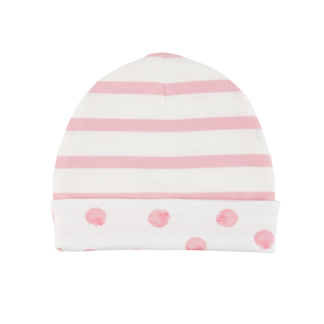 Pink Reversible Beanie-Beanie-Li'l Zippers-Baby-Zip-Rompers