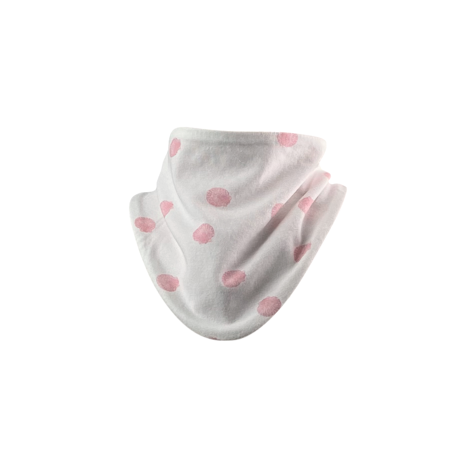 Pink Shell Reversible Bib