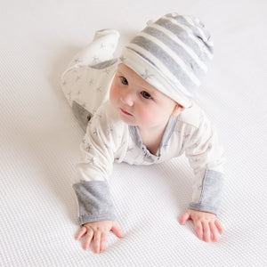 Wholesale Starter Pack - Grey Beanie-Wholesale Starter Pack-XS x 2 | S x 2 | M x 1-Li'l Zippers-Baby-Zip-Rompers