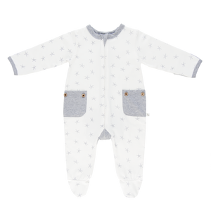 Wholesale Starter Pack - Grey Star Long Romper-Wholesale Starter Pack-00000 x 1 | 0000 x 1 | 000 x 2 | 00 x 2 | 0 x 1 | 1 x 1-Li'l Zippers-Baby-Zip-Rompers