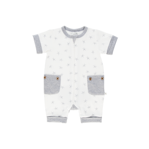 Wholesale Starter Pack - Grey Star Short Romper-Wholesale Starter Pack-0000 x 1 | 000 x 2 | 00 x 2 | 0 x 1 | 1 x 1-Li'l Zippers-Baby-Zip-Rompers