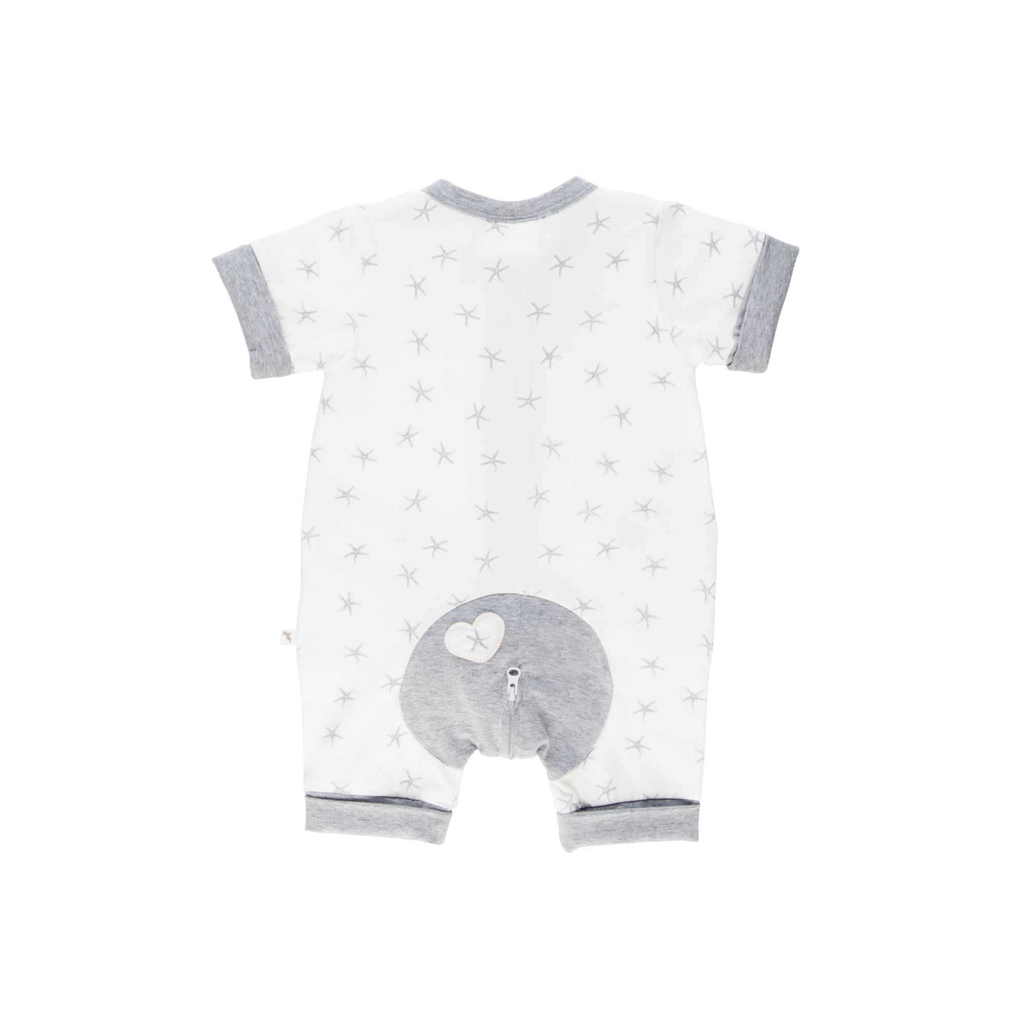 Wholesale Starter Pack - Grey Star Short Romper-Wholesale Starter Pack-0000 x 1 | 000 x 2 | 00 x 2 | 0 x 1 | 1 x 1-Li'l Zippers-Baby-Zip-Rompers