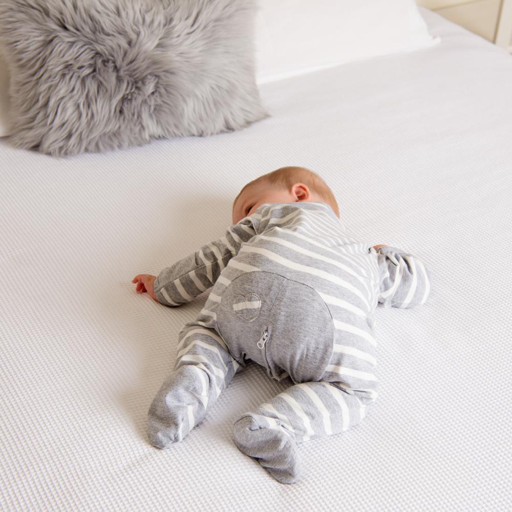 Wholesale Starter Pack - Grey Stripe Long Romper-Wholesale Starter Pack-00000 x 1 | 0000 x 1 | 000 x 2 | 00 x 2 | 0 x 1 | 1 x 1-Li'l Zippers-Baby-Zip-Rompers