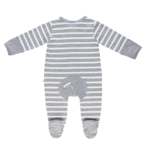 Wholesale Starter Pack - Grey Stripe Long Romper-Wholesale Starter Pack-00000 x 1 | 0000 x 1 | 000 x 2 | 00 x 2 | 0 x 1 | 1 x 1-Li'l Zippers-Baby-Zip-Rompers