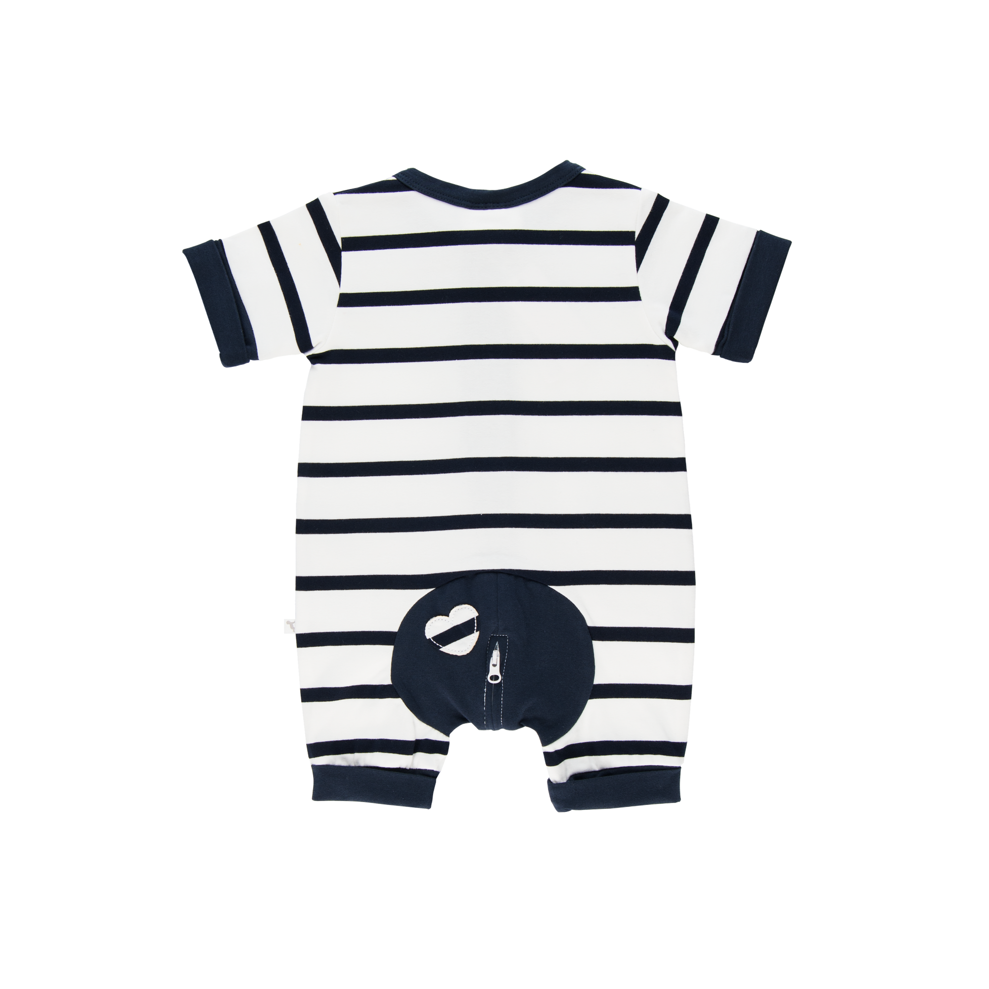Wholesale Starter Pack - Navy Stripe Short Romper-Wholesale Starter Pack-0000 x 1 | 000 x 2 | 00 x 2 | 0 x 1 | 1 x 1-Li'l Zippers-Baby-Zip-Rompers