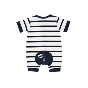 Wholesale Starter Pack - Navy Stripe Short Romper-Wholesale Starter Pack-0000 x 1 | 000 x 2 | 00 x 2 | 0 x 1 | 1 x 1-Li'l Zippers-Baby-Zip-Rompers