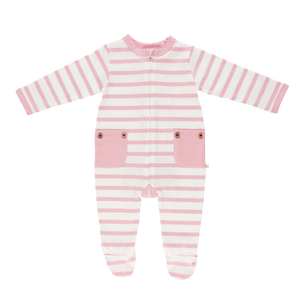 Wholesale Starter Pack - Pink Stripe Long Romper-Wholesale Starter Pack-00000 x 1 | 0000 x 1 | 000 x 2 | 00 x 2 | 0 x 1 | 1 x 1-Li'l Zippers-Baby-Zip-Rompers