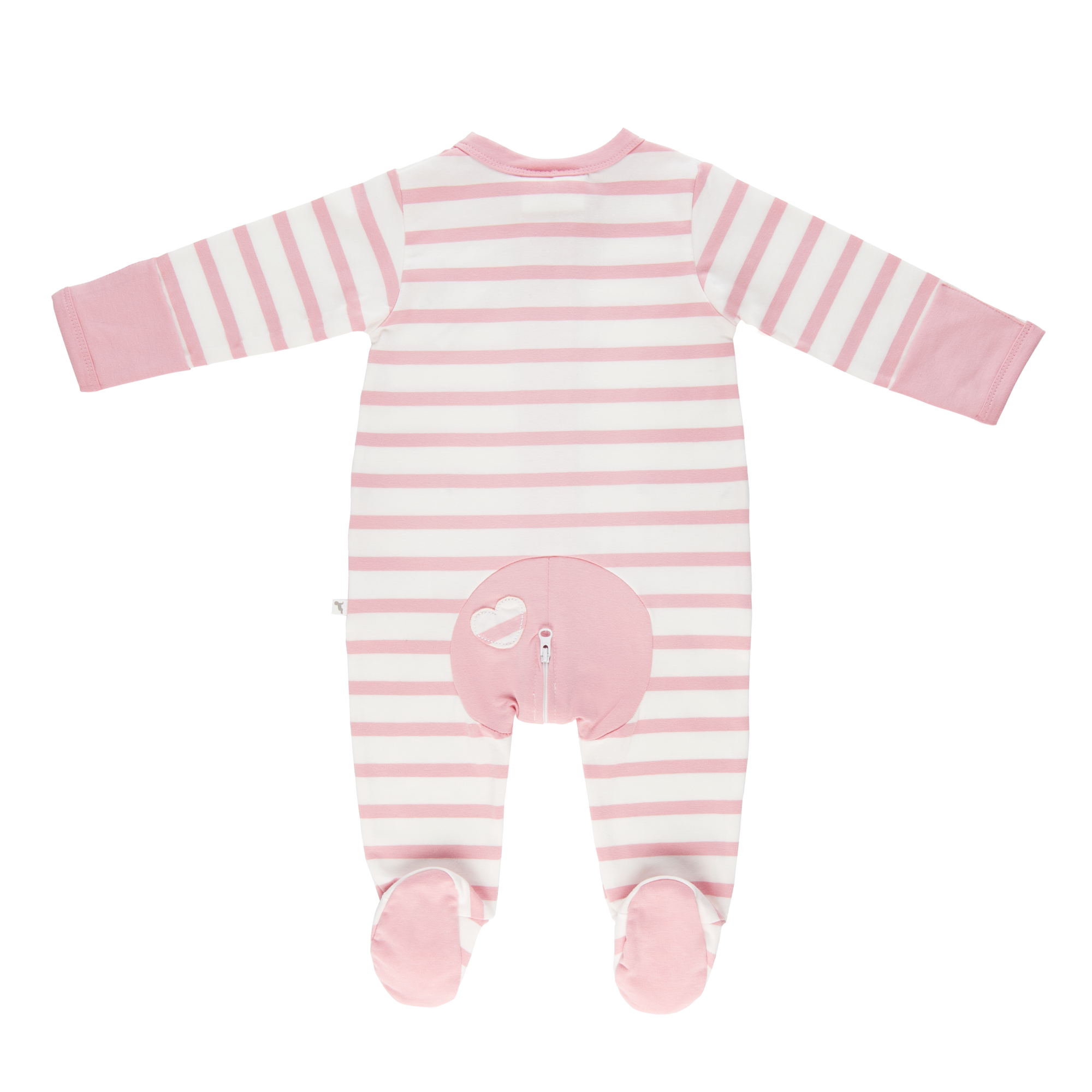 Wholesale Starter Pack - Pink Stripe Long Romper-Wholesale Starter Pack-00000 x 1 | 0000 x 1 | 000 x 2 | 00 x 2 | 0 x 1 | 1 x 1-Li'l Zippers-Baby-Zip-Rompers