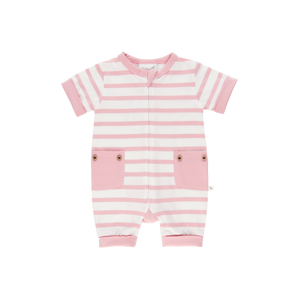 Wholesale Starter Pack - Pink Stripe Short Romper-Wholesale Starter Pack-0000 x 1 | 000 x 2 | 00 x 2 | 0 x 1 | 1 x 1-Li'l Zippers-Baby-Zip-Rompers